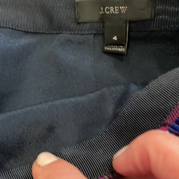 J. Crew Floral Jacquard Mini Skirt - Picture 6 of 11